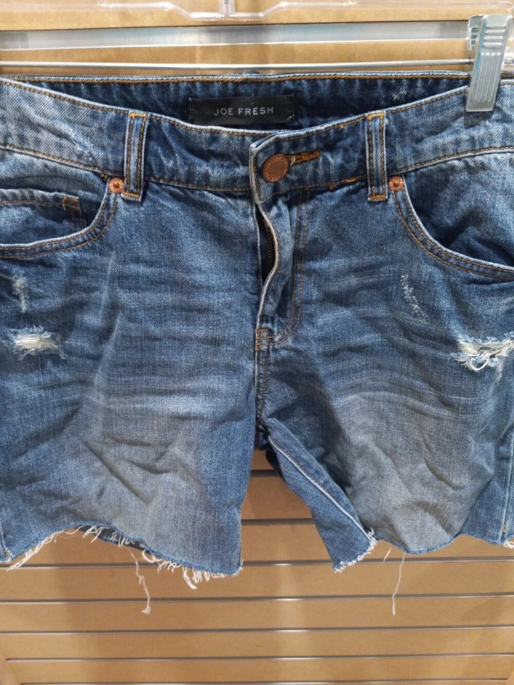 Joe Fresh Women Jean Shorts Size 4/27 Cutoff Distressed